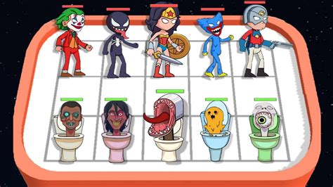 A Fun Skibidi Toilet Superheroes Monsters Merge Monster SCP Toilet