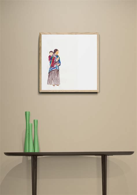 Women In Dolpo Nepal Wall Art Watercolor Nepali Art Original Art Print