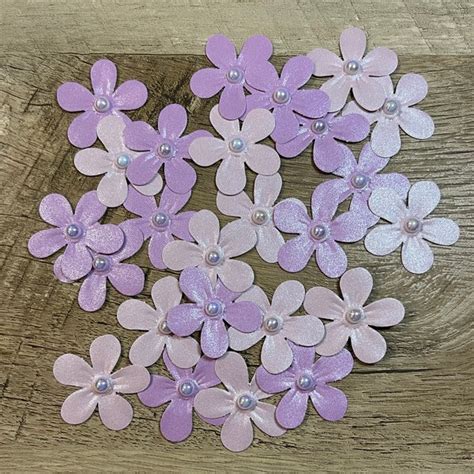 Purple Paper Flowers - Etsy