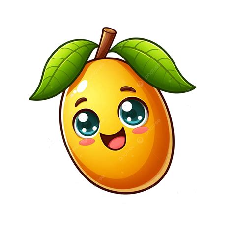 Lindo Personaje De Dibujos Animados De Mango Png Dibujos Mango Lindo Personaje Animado Lindo