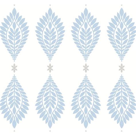 LILLIAN AUGUST Luxe Haven Blue Skies And Daydream Grey Palm Frond Vinyl