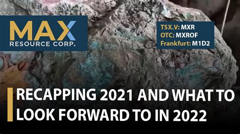 Max Resources Recapping 2021 And What To Look Forward To In 2022 YouTube