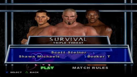 WWE SmackDown Here Comes The Pain ShawnMichaels VS ScottSteiner VS