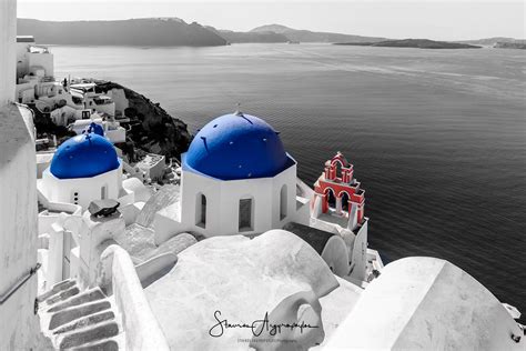 Churches Of St Anastasi And St Spirydon In Oia Santorin Flickr