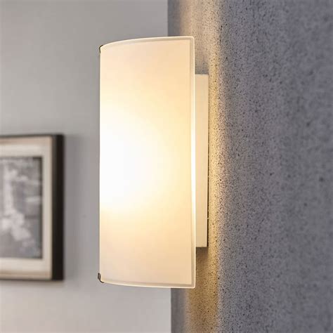 Parlun White Glass Wall Sconce Parlun