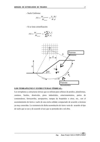 Manual Estabilidad De Taludes Pdf