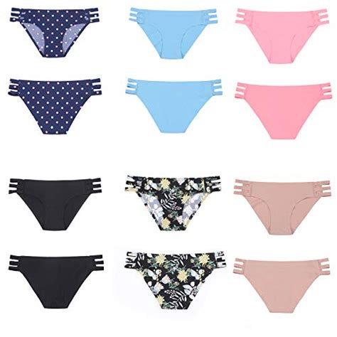 Aufu String Bikini Panties Women Seamless Underwear No Panty Line