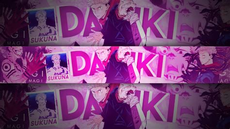 Banner Anime Speed Art [pstouch] Jujutsu Kaisen Youtube