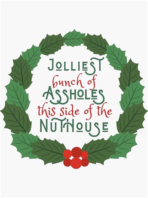 National Lampoons Christmas Vacation Wreath Sticker