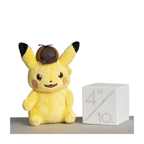 Detective Pikachu Returns: Detective Pikachu Plush - 8 ¼ In. | Pokémon Center Canada Official Site