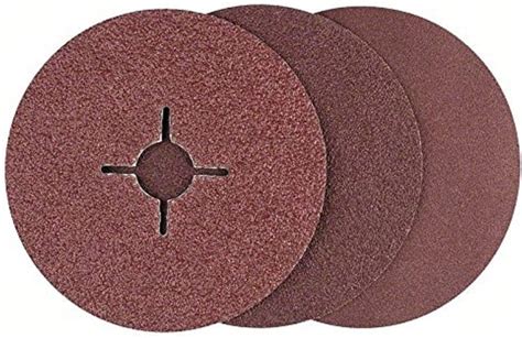 Bosch Accessories 12 pcs Fibre Sanding Disc Set Aluminium Oxide Ã