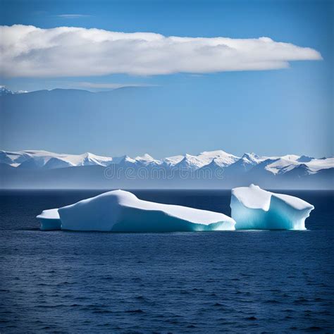 Large Icebergs Ai Generatet Stock Image Image Of Frozen Huge 300841591