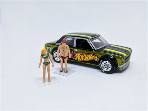 1 64 Scale Figures Perverted Old Man My Custom Hot Wheels Decals