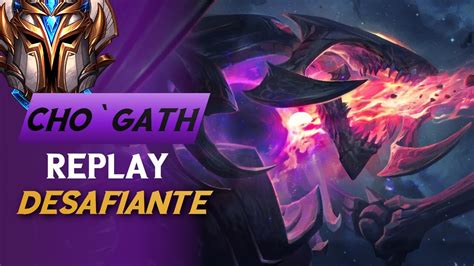 Como Jogar De Cho Gath No Mid League Of Legends Br Lol Br Youtube