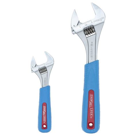 Channellock Adjustable Wrench Set 2 Pc Inch Msc Direct