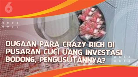 VIDEO Headline Dugaan Para Crazy Rich Di Pusaran Cuci Uang Investasi