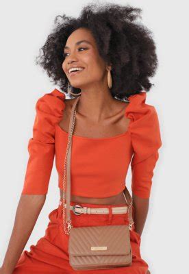 Bolsa Transversal Santa Lolla Pequena Matelass Nude Compre Agora Dafiti Brasil