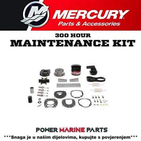 300 HOURS SERVICE KIT FOR MERCURY 75 115 HP OUTBOARD ENGINES 8M0097857