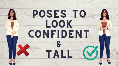 Power Poses To Look Confident Comfortable And Tall Body Language