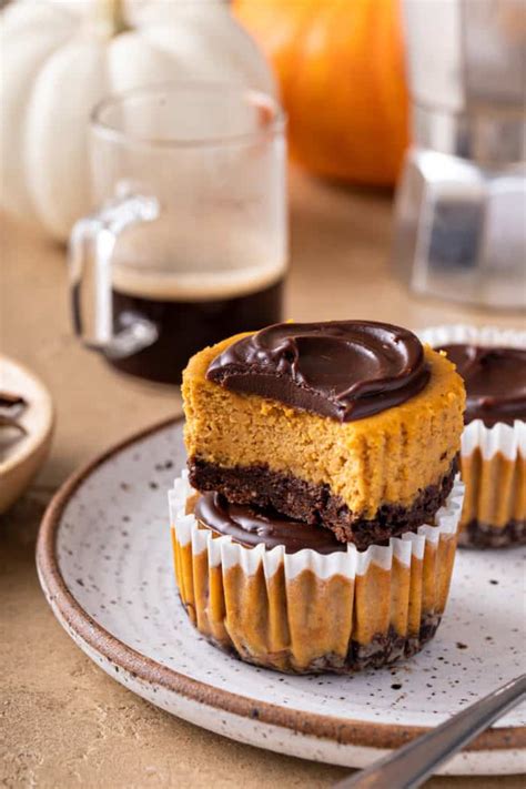 Mini Caramel Pumpkin Cheesecake Bites