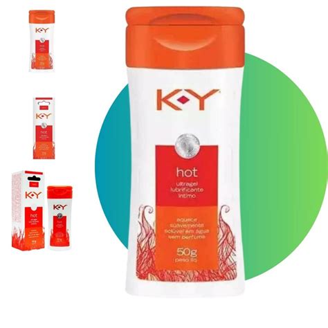 Gel Lubrificante Íntimo Hot K y Ky Aquece g Shopee Brasil