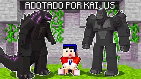 Fui Adotado Por Kaijus No Minecraft Youtube