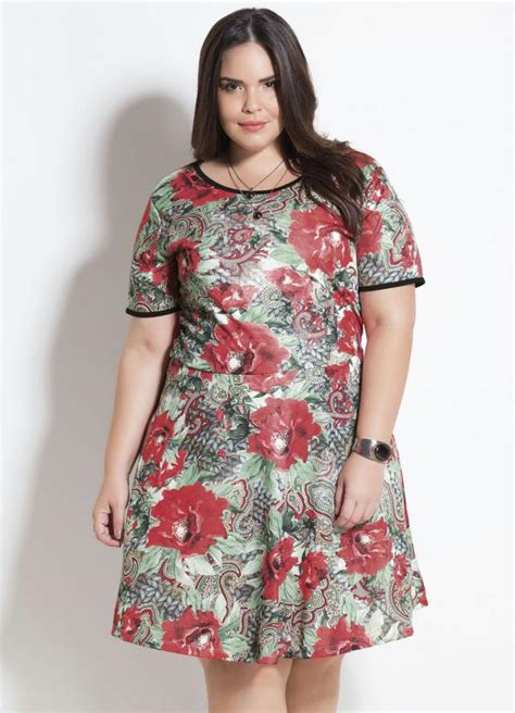 Vestido Evasê Maxi Floral Plus Size Marguerite Marguerite