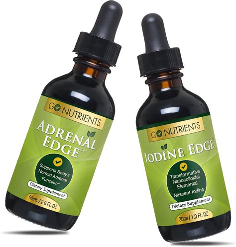 Amazon Go Nutrients Adrenal Edge Nascent Iodine Supplement