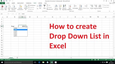 How To Create Drop Down List In Excel Using Vba Printable Online