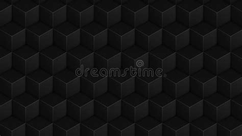 Isometric Cubes Seamless Pattern 3D Render Cubes Background Stock