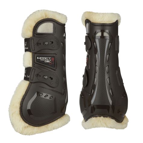 Lemieux Impact Responsive Comfort Tendon Boots Brown For The Horse