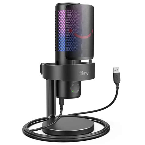 Microfone Fifine A9 Ampligame Cardioid Omni Bidirectional Stereo RGB ...
