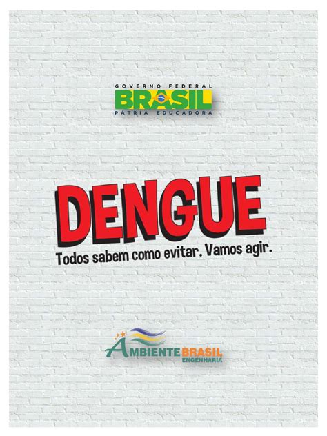 Cartilha Sobre A Dengue By Ambiente Brasil Engenharia Issuu