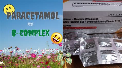 Ano Ang Paracetamol B Complex Para Saan Ang Gamot Na Ito