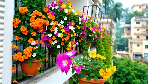 bloom  balcony top flowering plants  indian homes idyl