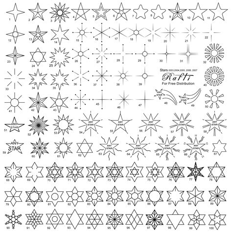 types of star tattoos #1865588