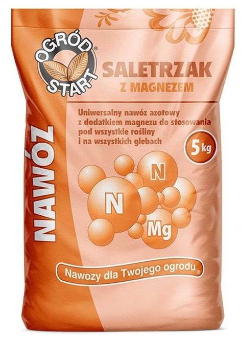 SALETRZAK Z MAGNEZEM NAWÓZ UNIWERSALNY AZOTOWY NA TRAWNIK WARZYWA OWOCE