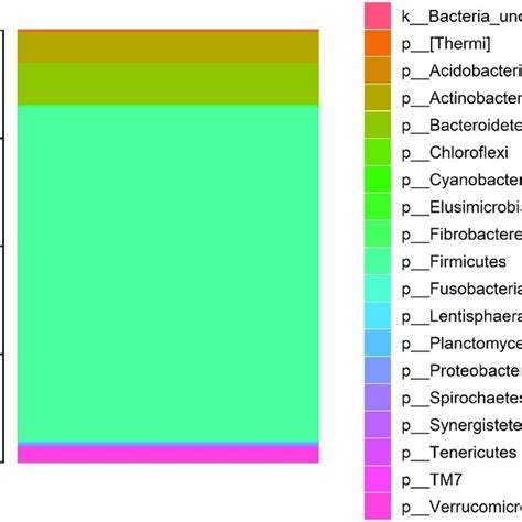 A Stacked Bar Plot Demonstrating The Relative Abundance Of Phyla In Our Download Scientific