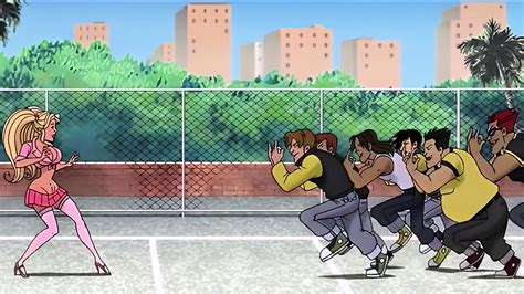 Stripperella BALLBUSTING GANG Anime Kicks In The Nuts Pamela Anderson Busty Atomic Blonde