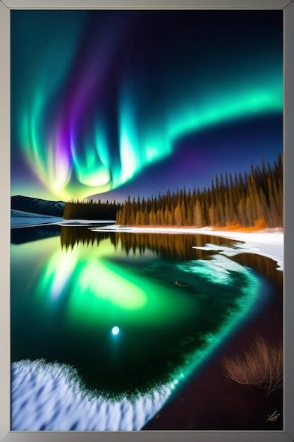 Premium AI Image | Aurora lights Northern lights