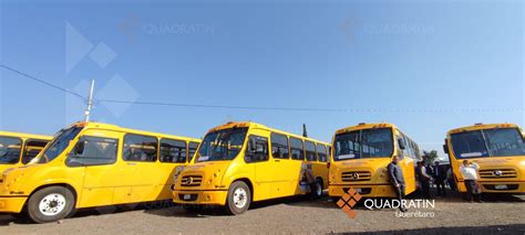 Ponen En Marcha M S Unidades De Transporte Escolar Gratuito En El Marqu S