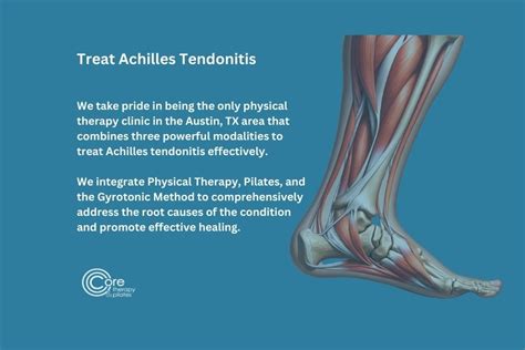 Treat Achilles tendonitis | CORE Therapy & Pilates