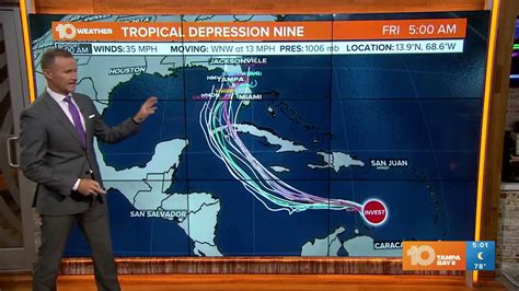 Meteorologist Grant Gilmore Tropical Depression Form In Caribbean