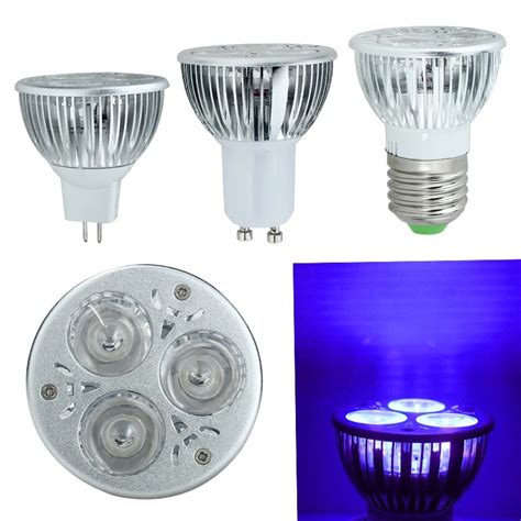 2018 High Quality E27 Gu10 Mr16 Uv Ultraviolet Purple Light Led Bulb