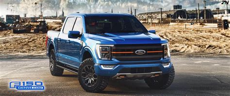 2021 F 150 Tremor Digital Previews In Velocity Blue And Black Colors