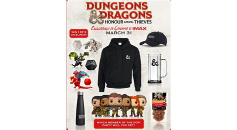 Win movie merchandise with Dungeons and Dragons: Honour Among Thieves ...