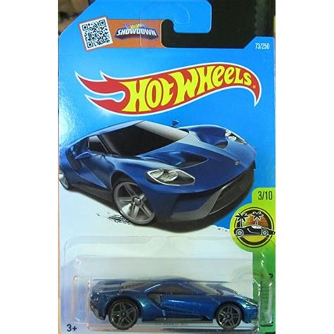 Hot Wheels 17 Ford GT Blue Shopee Malaysia
