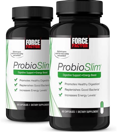 Amazon Force Factor Probioslim Suplemento Probi Tico Para Mujeres