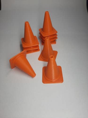 Mini Cones Para Pistas Hot Wheels Kit 10 Unidades Parcelamento Sem Juros