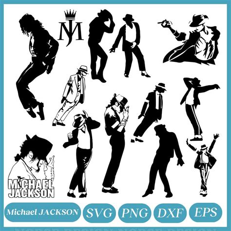 Michael Jackson Svg Michael Jackson Png Michael Jackson Clip Art